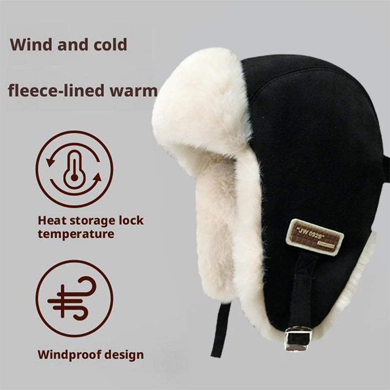 Winter Trapper Hat - Kalın Sıcak Rus Ushanka Kürk Şapka
