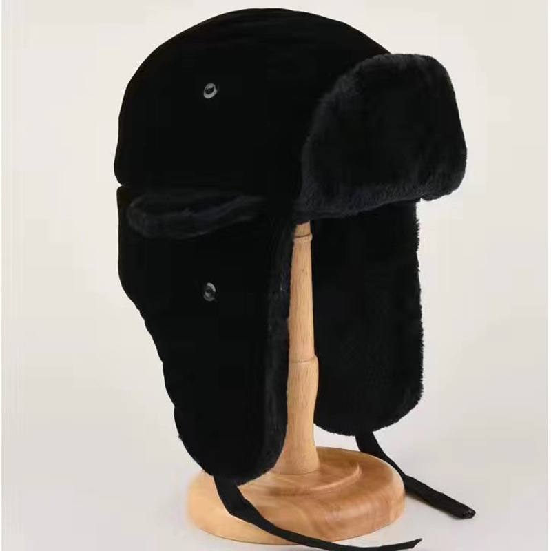 Winter Trapper Hat - Kış bisiklet rüzgar geçirmez kap kadın