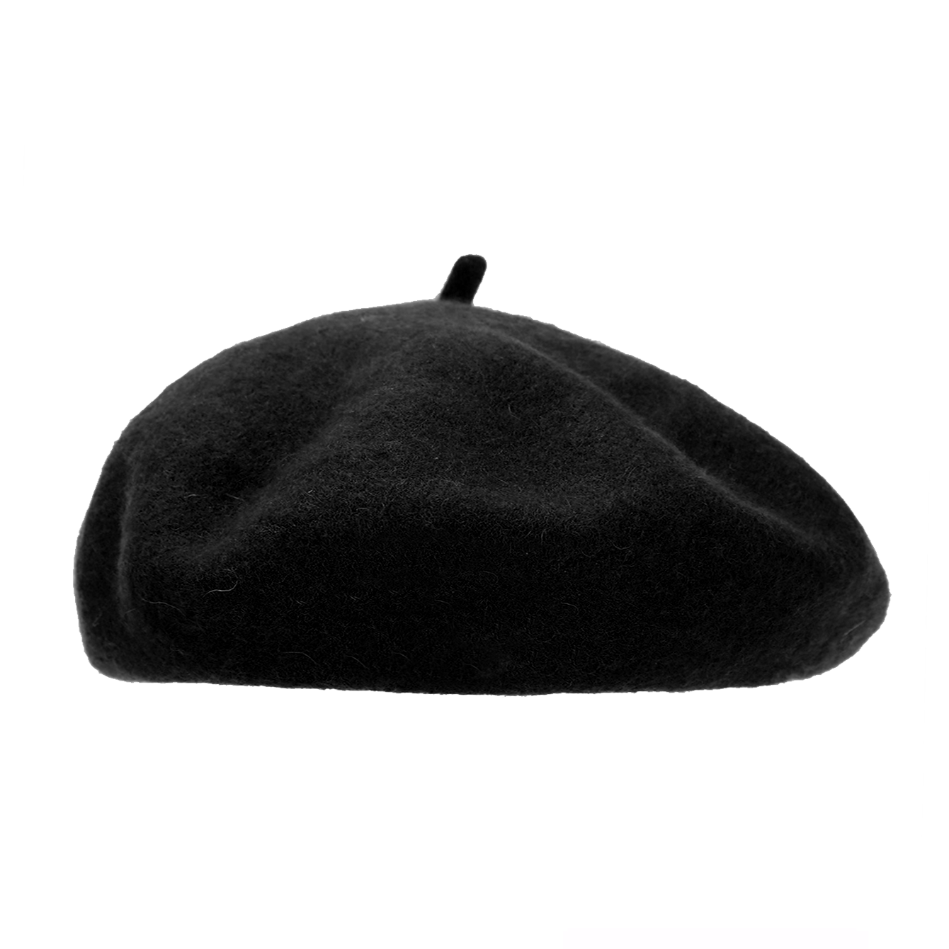 Beret French Wool - Kadınlar için Düz Renk Yün Bere