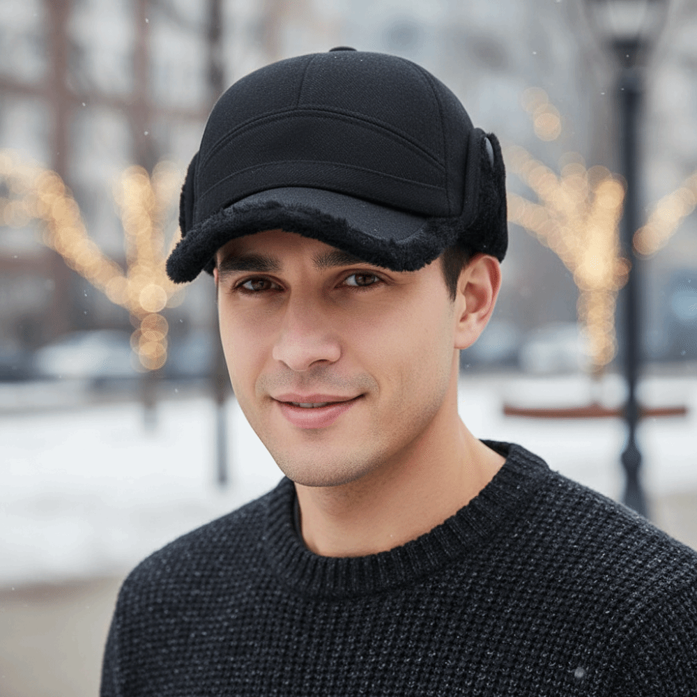 Winter Trapper Hat - Sıcak Baba Şapkası Sıcak Kışlık Trapper