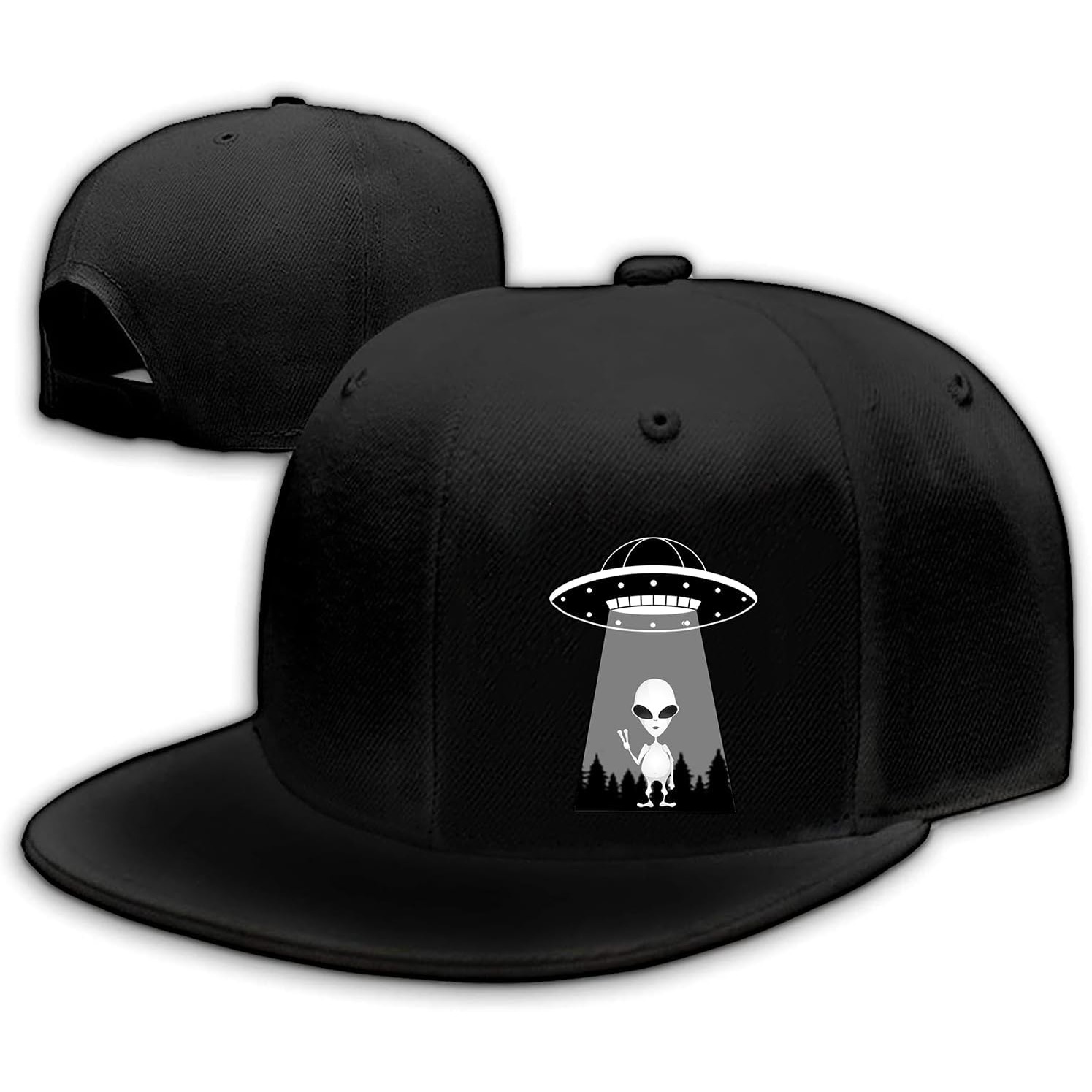 Snapback Hat Flat - Ufo Aliens Erkekler için Snapback Şapkalar