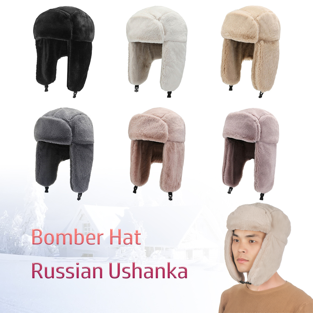 Winter Trapper Hat - Yüksek Kaliteli Sıcak Kış Şapka Rüzgar